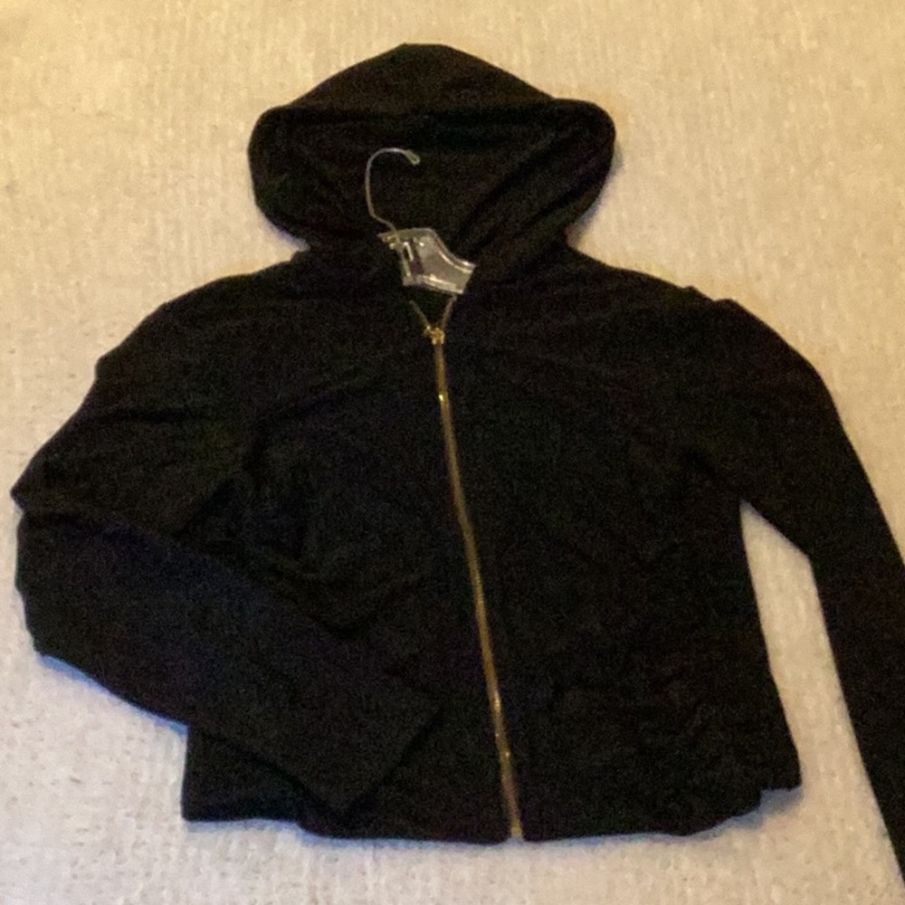 Last Tango Black Hooded Bomber Jacket